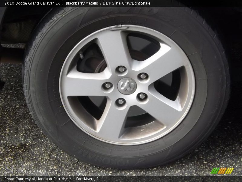 Blackberry Metallic / Dark Slate Gray/Light Shale 2010 Dodge Grand Caravan SXT
