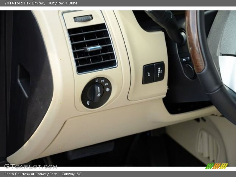 Ruby Red / Dune 2014 Ford Flex Limited