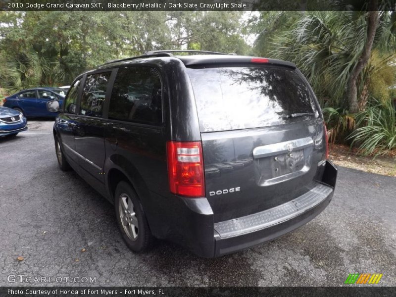 Blackberry Metallic / Dark Slate Gray/Light Shale 2010 Dodge Grand Caravan SXT