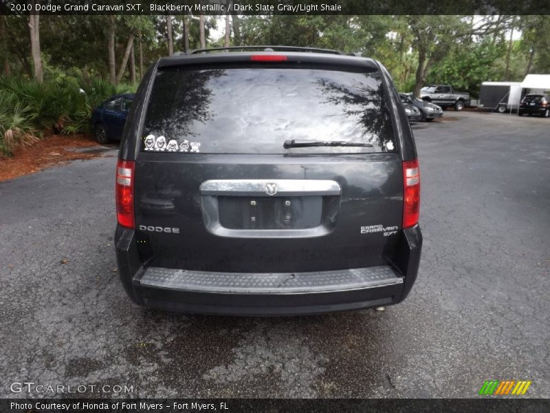 Blackberry Metallic / Dark Slate Gray/Light Shale 2010 Dodge Grand Caravan SXT