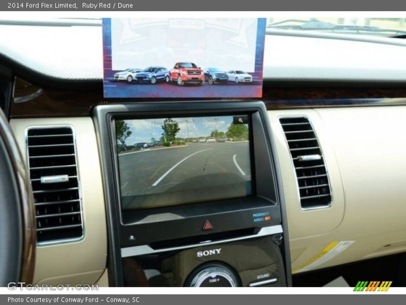 Ruby Red / Dune 2014 Ford Flex Limited