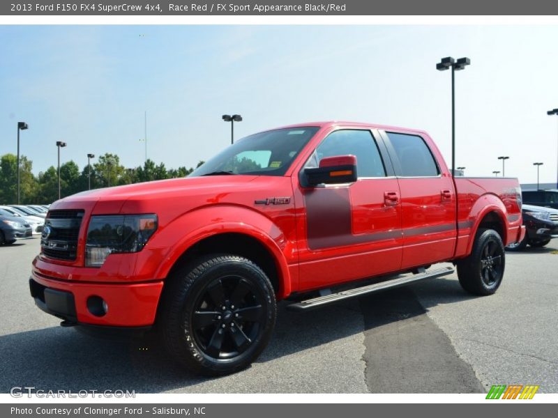Race Red / FX Sport Appearance Black/Red 2013 Ford F150 FX4 SuperCrew 4x4