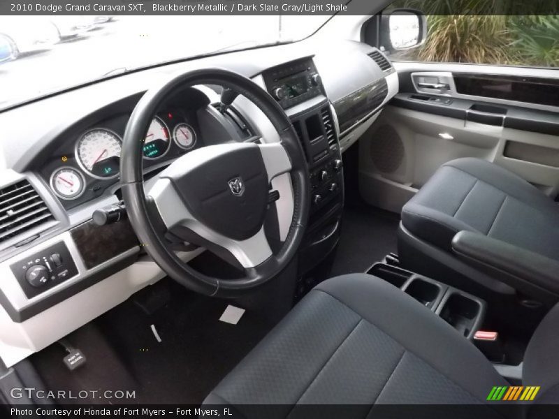 Blackberry Metallic / Dark Slate Gray/Light Shale 2010 Dodge Grand Caravan SXT
