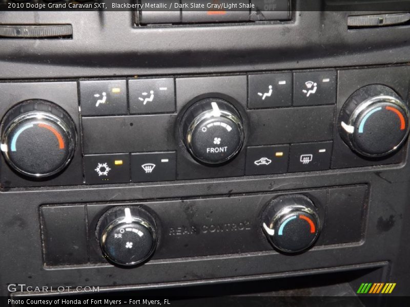 Blackberry Metallic / Dark Slate Gray/Light Shale 2010 Dodge Grand Caravan SXT