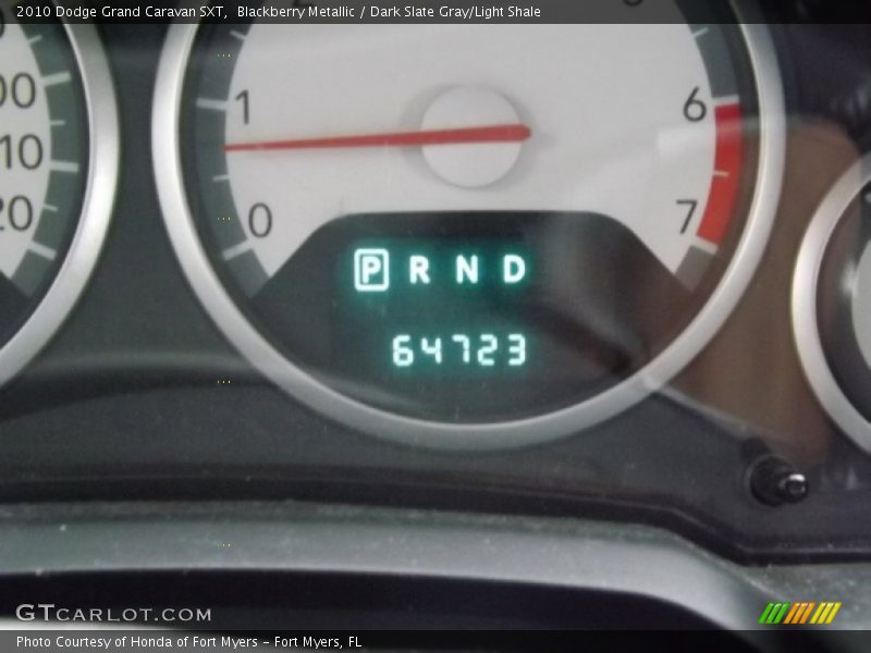 Blackberry Metallic / Dark Slate Gray/Light Shale 2010 Dodge Grand Caravan SXT