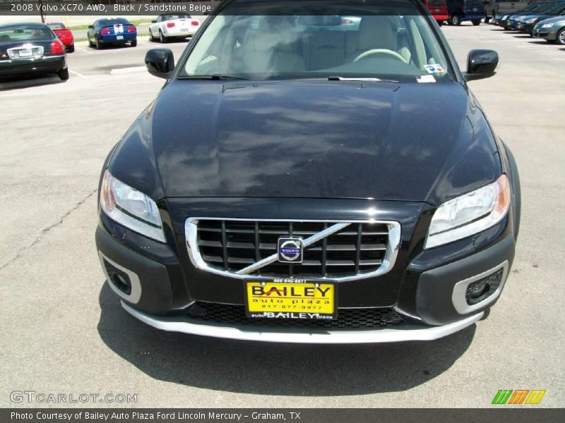Black / Sandstone Beige 2008 Volvo XC70 AWD