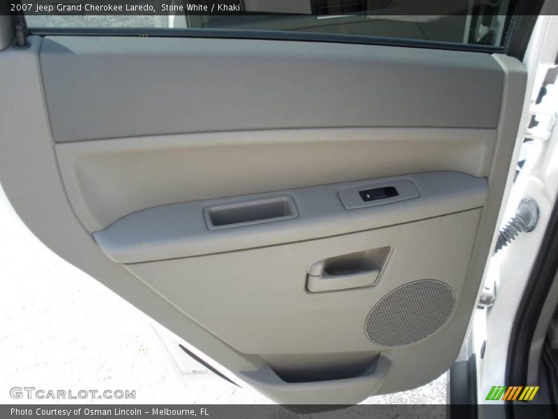 Stone White / Khaki 2007 Jeep Grand Cherokee Laredo