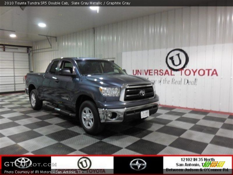 Slate Gray Metallic / Graphite Gray 2010 Toyota Tundra SR5 Double Cab