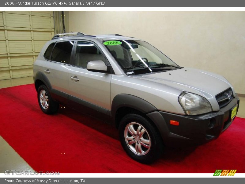 Sahara Silver / Gray 2006 Hyundai Tucson GLS V6 4x4