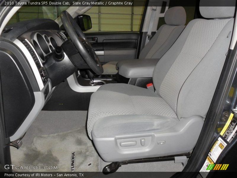 Slate Gray Metallic / Graphite Gray 2010 Toyota Tundra SR5 Double Cab