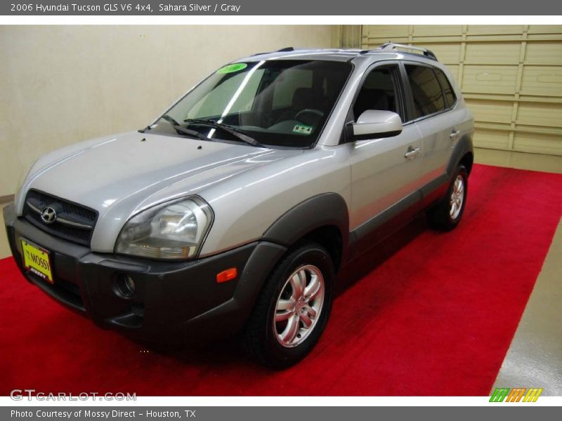 Sahara Silver / Gray 2006 Hyundai Tucson GLS V6 4x4