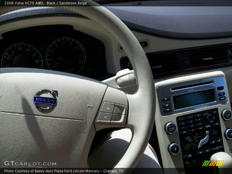 Black / Sandstone Beige 2008 Volvo XC70 AWD