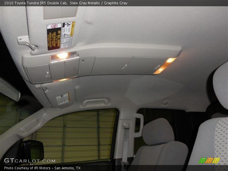 Slate Gray Metallic / Graphite Gray 2010 Toyota Tundra SR5 Double Cab