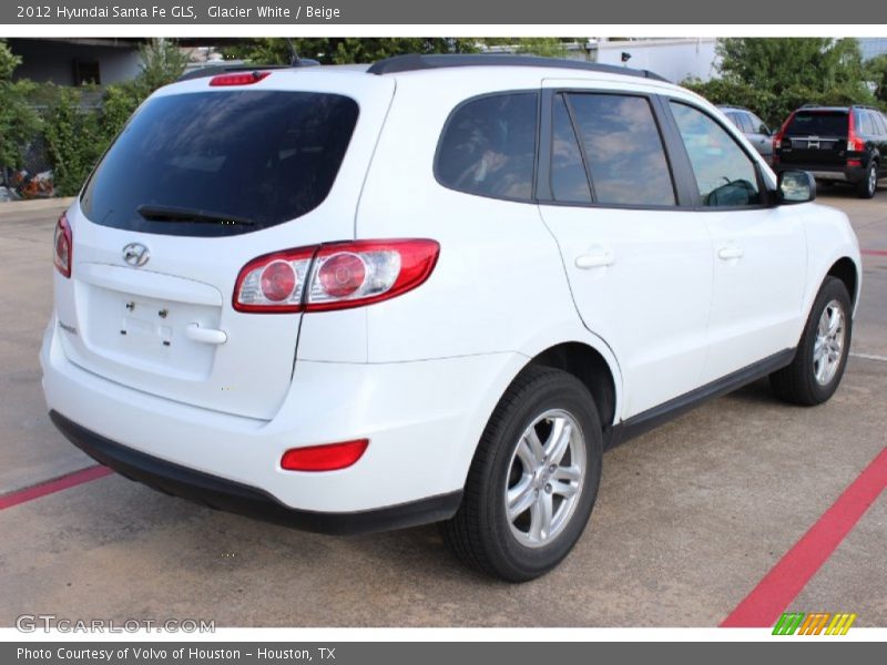 Glacier White / Beige 2012 Hyundai Santa Fe GLS