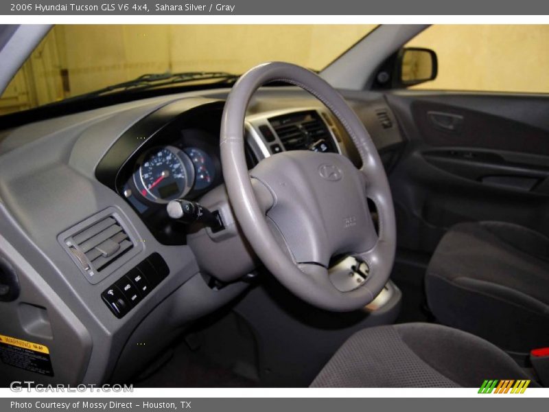 Sahara Silver / Gray 2006 Hyundai Tucson GLS V6 4x4