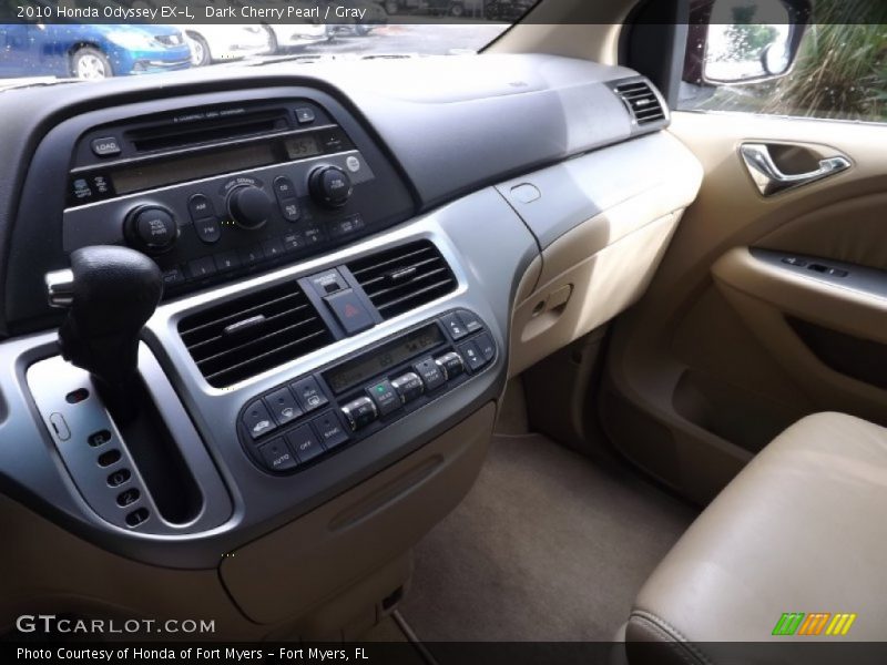 Dark Cherry Pearl / Gray 2010 Honda Odyssey EX-L