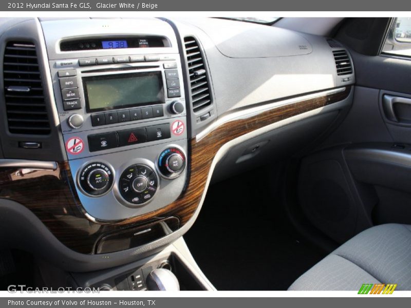 Glacier White / Beige 2012 Hyundai Santa Fe GLS