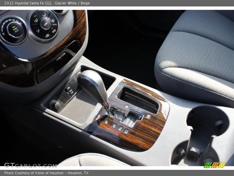 Glacier White / Beige 2012 Hyundai Santa Fe GLS