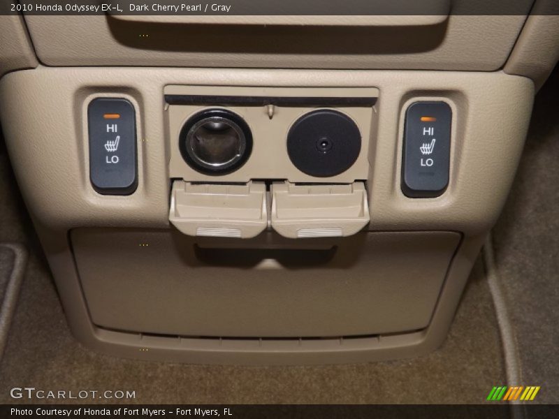 Dark Cherry Pearl / Gray 2010 Honda Odyssey EX-L