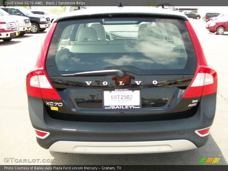 Black / Sandstone Beige 2008 Volvo XC70 AWD