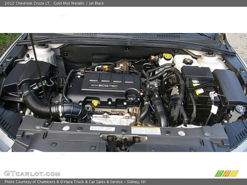 Gold Mist Metallic / Jet Black 2012 Chevrolet Cruze LT