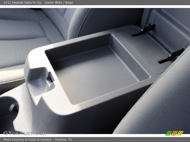 Glacier White / Beige 2012 Hyundai Santa Fe GLS