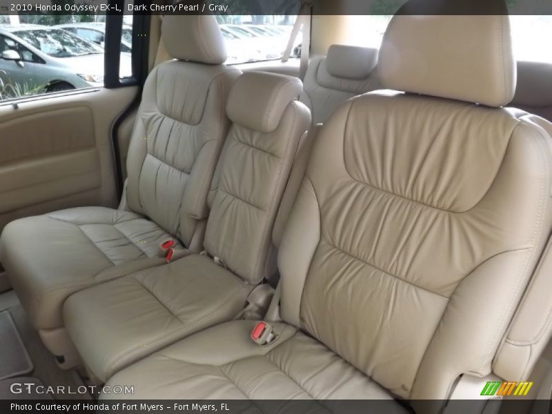 Dark Cherry Pearl / Gray 2010 Honda Odyssey EX-L