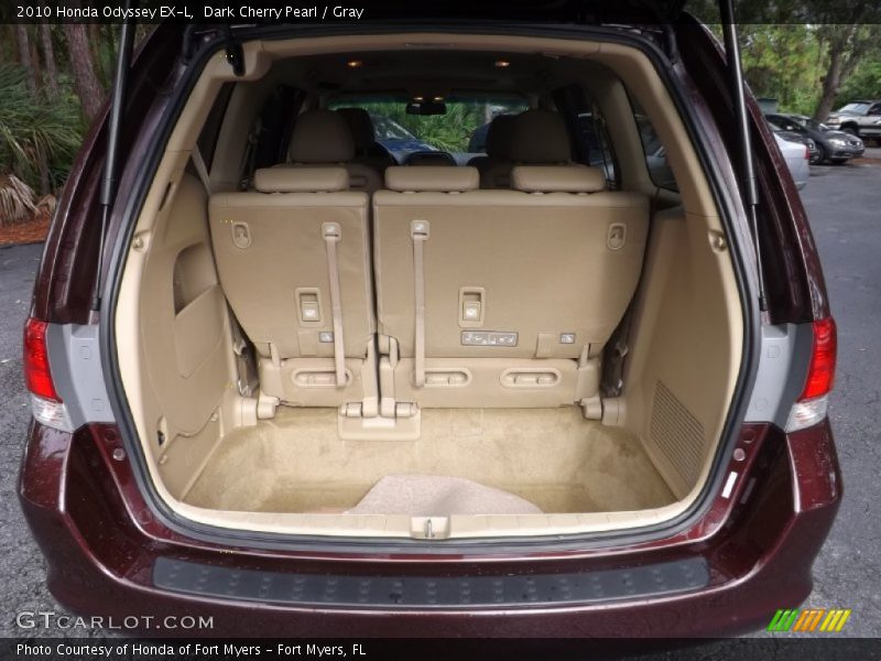 Dark Cherry Pearl / Gray 2010 Honda Odyssey EX-L