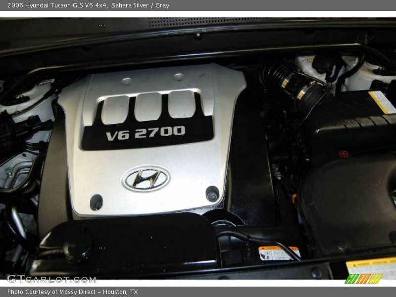 Sahara Silver / Gray 2006 Hyundai Tucson GLS V6 4x4