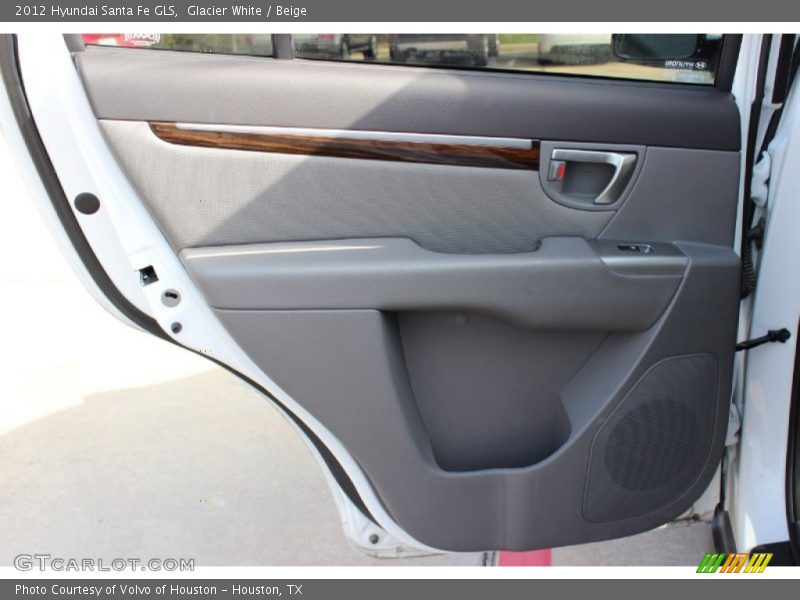 Glacier White / Beige 2012 Hyundai Santa Fe GLS