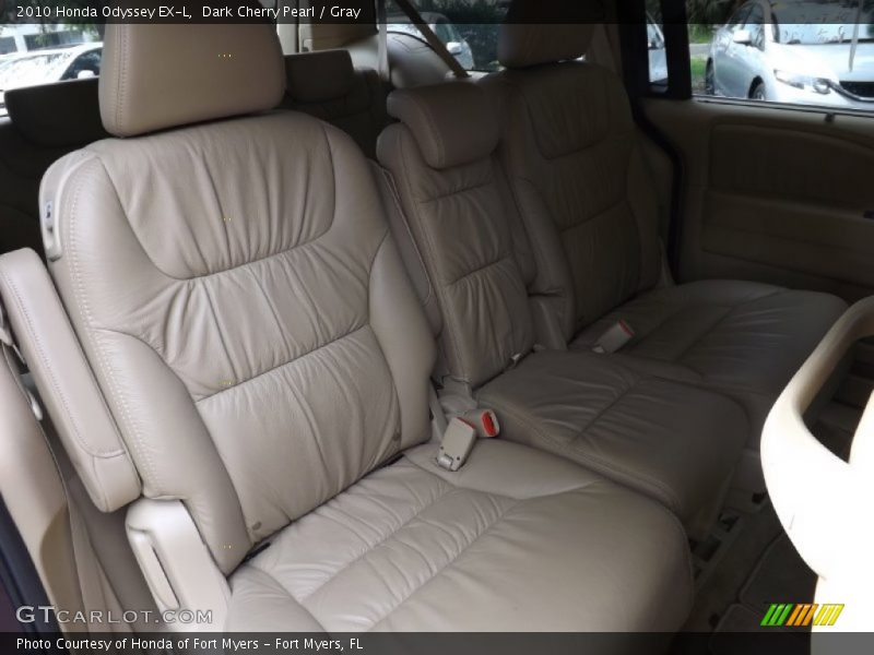 Dark Cherry Pearl / Gray 2010 Honda Odyssey EX-L