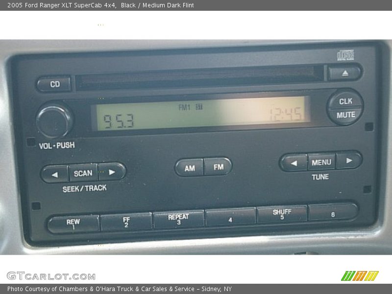 Black / Medium Dark Flint 2005 Ford Ranger XLT SuperCab 4x4