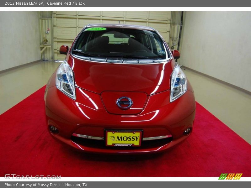 Cayenne Red / Black 2013 Nissan LEAF SV