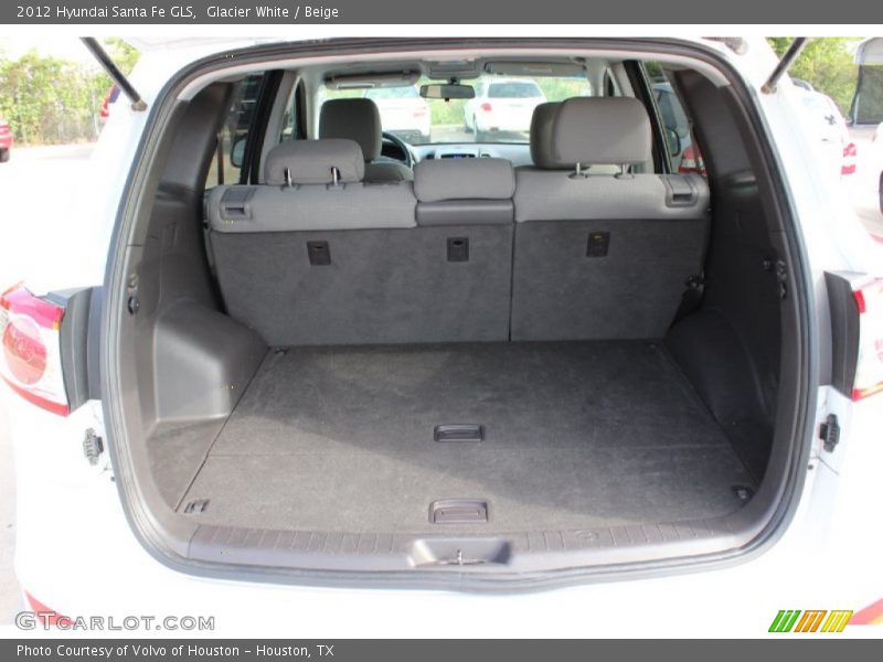 Glacier White / Beige 2012 Hyundai Santa Fe GLS
