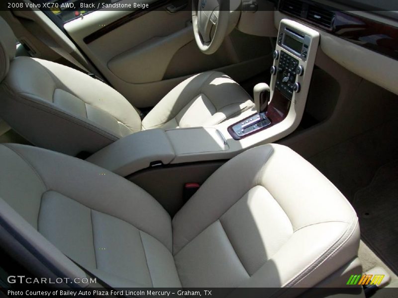 Black / Sandstone Beige 2008 Volvo XC70 AWD