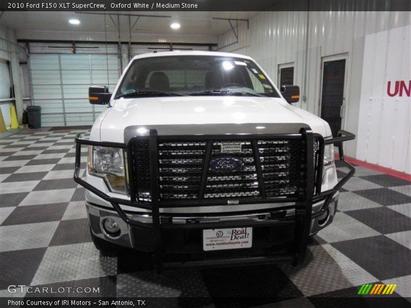 Oxford White / Medium Stone 2010 Ford F150 XLT SuperCrew