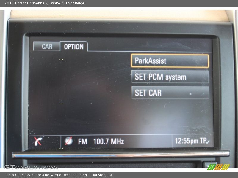 White / Luxor Beige 2013 Porsche Cayenne S