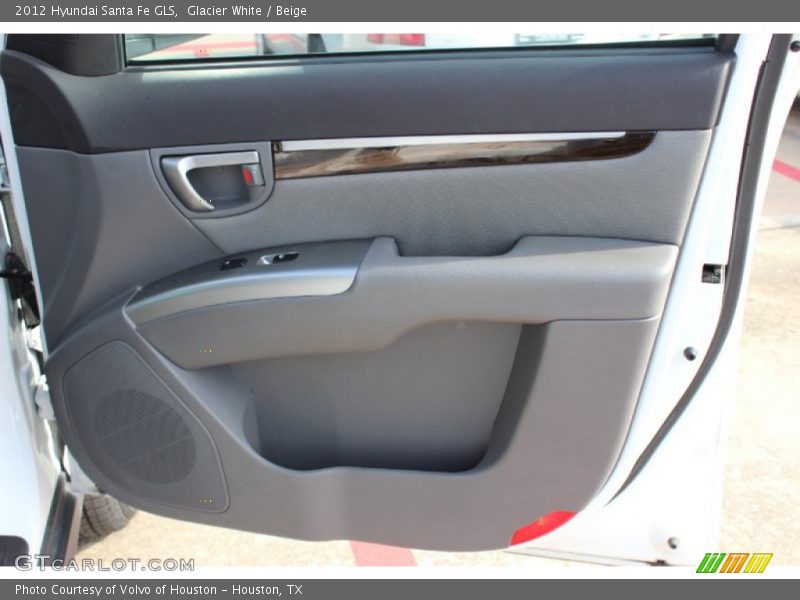 Glacier White / Beige 2012 Hyundai Santa Fe GLS