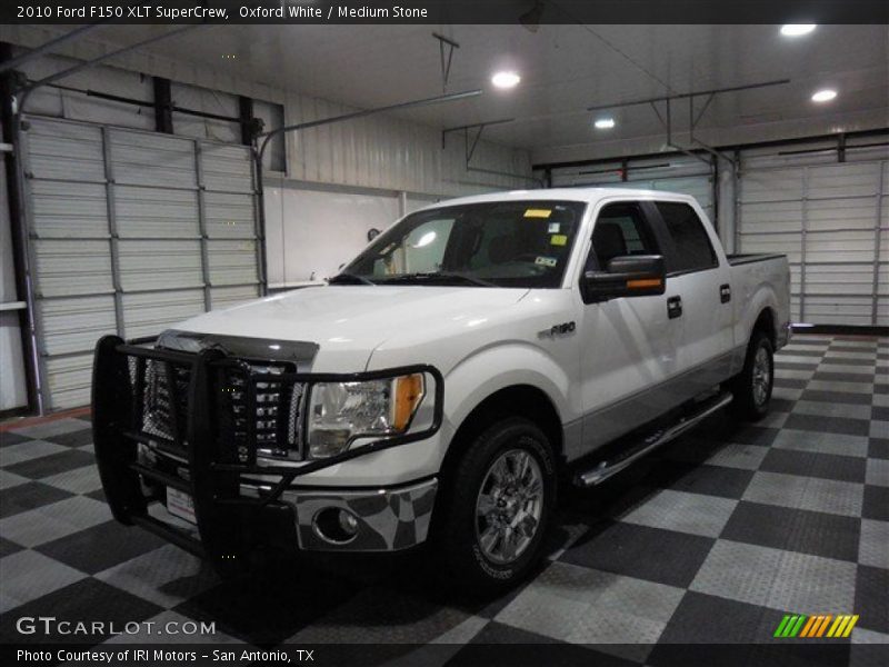 Oxford White / Medium Stone 2010 Ford F150 XLT SuperCrew