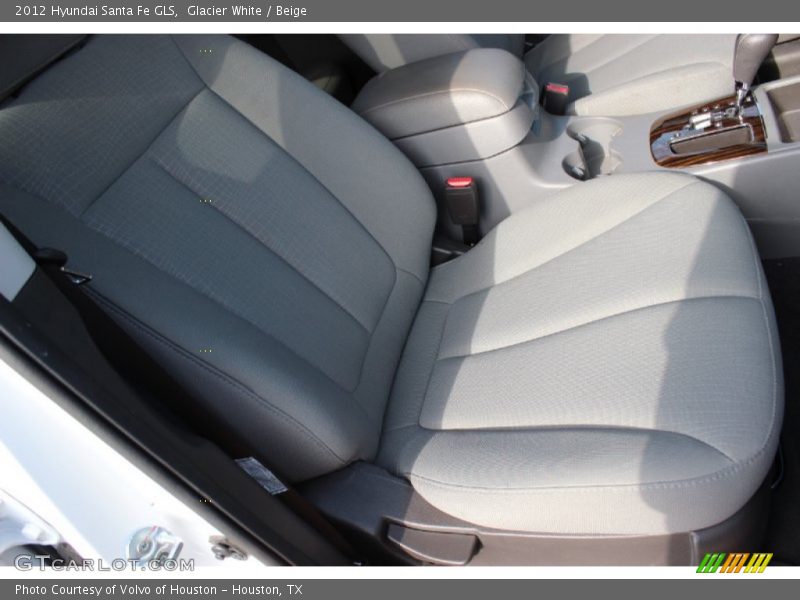 Glacier White / Beige 2012 Hyundai Santa Fe GLS