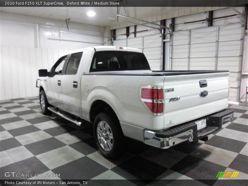 Oxford White / Medium Stone 2010 Ford F150 XLT SuperCrew