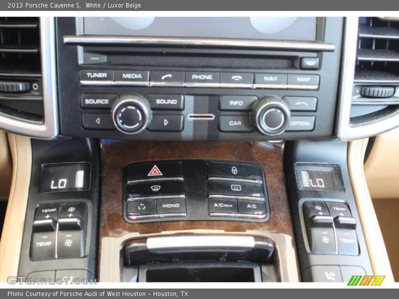 Controls of 2013 Cayenne S