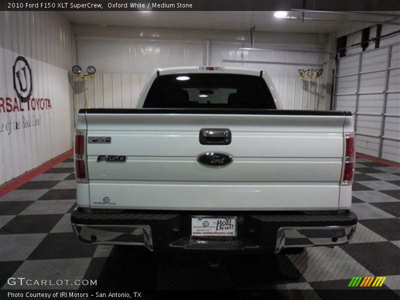 Oxford White / Medium Stone 2010 Ford F150 XLT SuperCrew