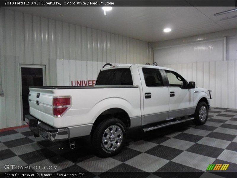 Oxford White / Medium Stone 2010 Ford F150 XLT SuperCrew