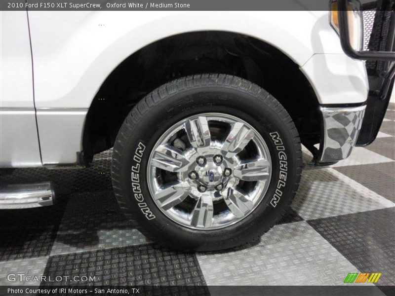 Oxford White / Medium Stone 2010 Ford F150 XLT SuperCrew