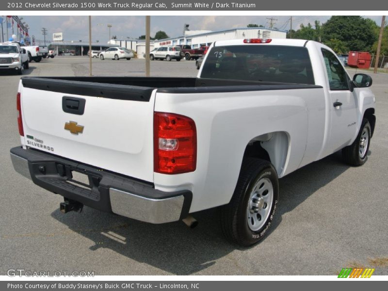 Summit White / Dark Titanium 2012 Chevrolet Silverado 1500 Work Truck Regular Cab