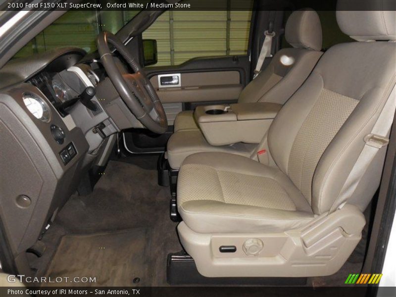 Oxford White / Medium Stone 2010 Ford F150 XLT SuperCrew
