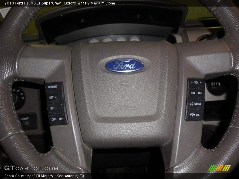 Oxford White / Medium Stone 2010 Ford F150 XLT SuperCrew
