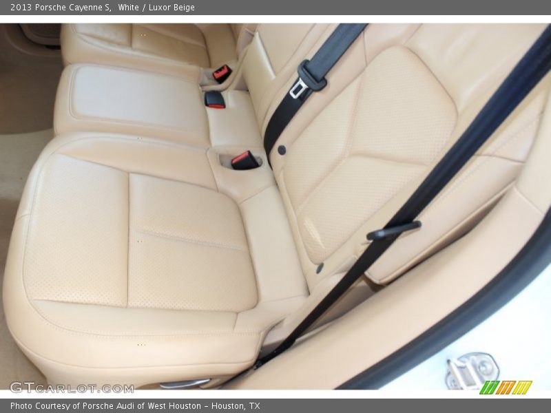 White / Luxor Beige 2013 Porsche Cayenne S