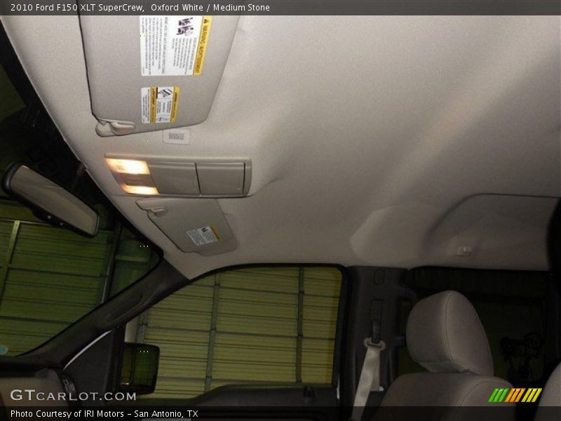 Oxford White / Medium Stone 2010 Ford F150 XLT SuperCrew